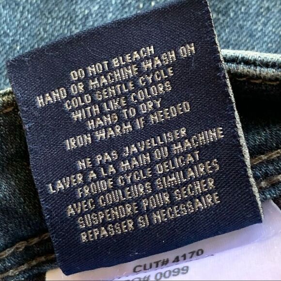 Fidelity Denim Mila Mid-Rise Ankle‎ Skinny Jeans Blue Size 26 - Picture 12 of 12